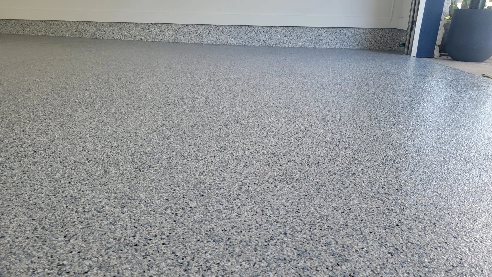 Epoxy floor wide view