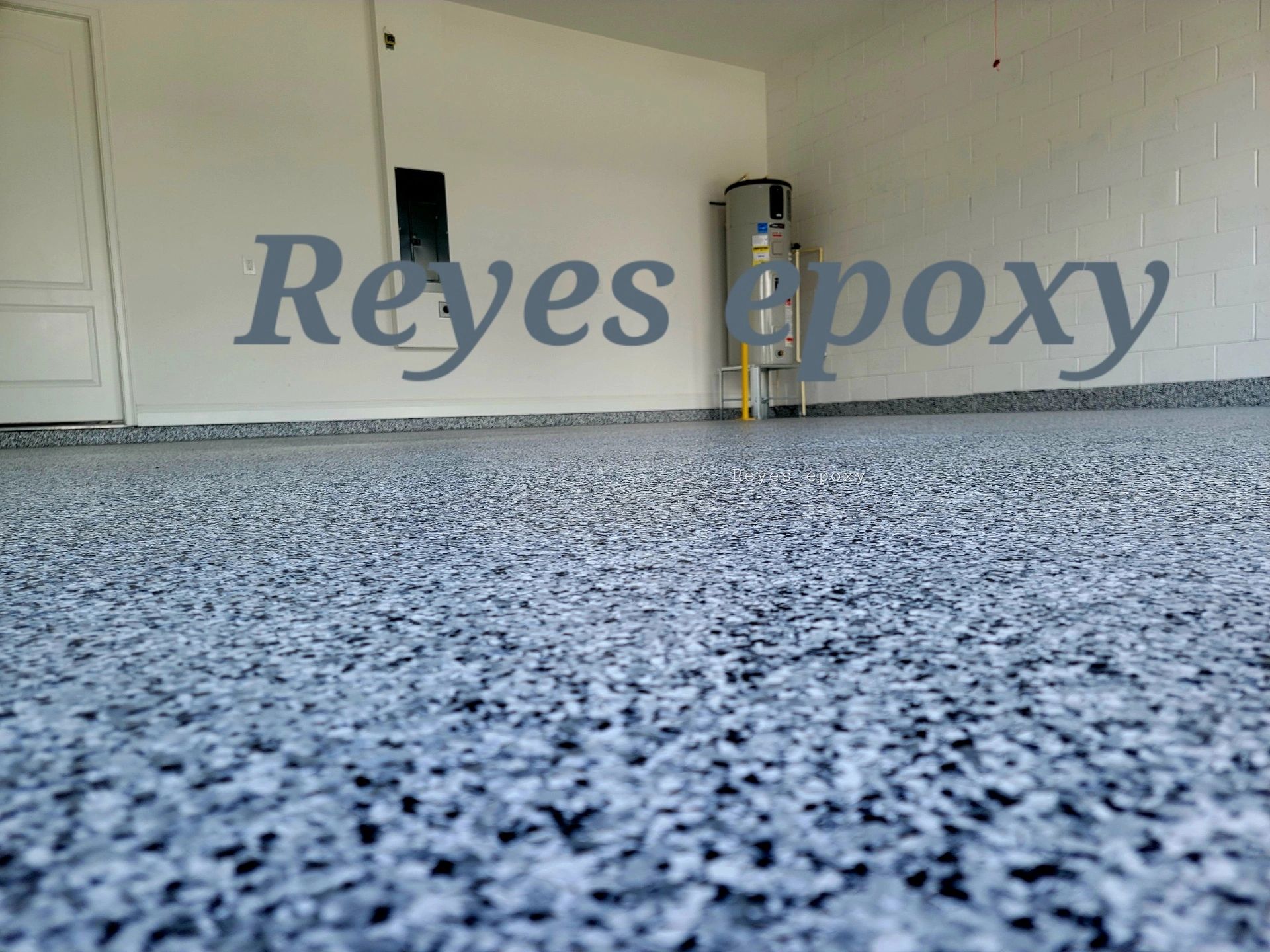 Large epoxy floor installation